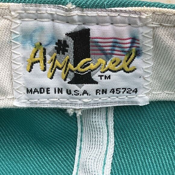 Vintage NHL Anaheim Mighty Ducks #1 Apparel Fitted Hat Size 7.25 Hockey team USA - Picture 7 of 16